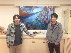 141202ステンドグラス引渡し06