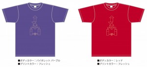 Tシャツ／／バイオレットパープル／レッド